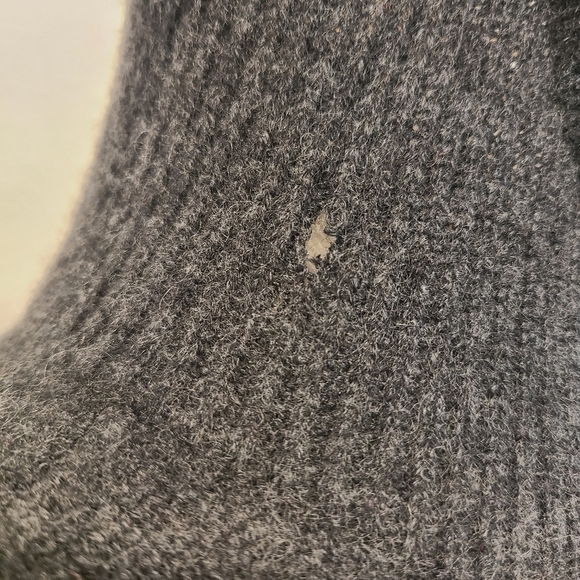 Ann Taylor Gray Turtleneck Cashmere Sweater Dress - Picture 5 of 8